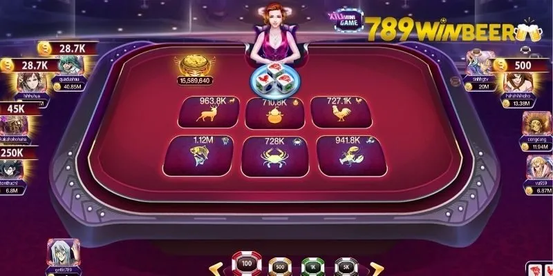 Luật chơi bầu cua 789Win giúp giải tỏa mọi căng thẳng