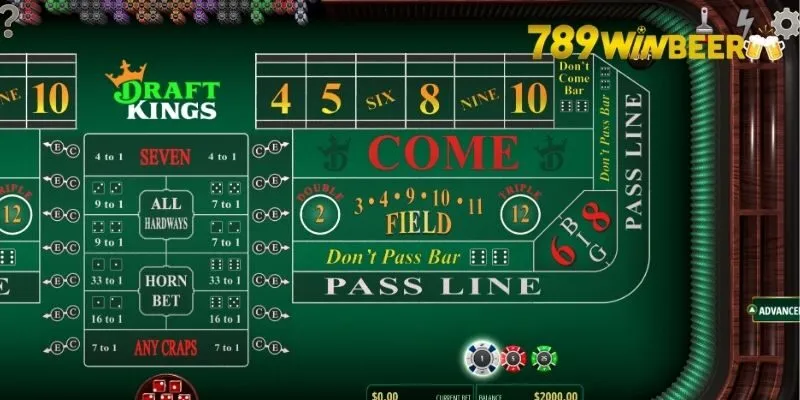 Craps hay còn gọi là đổ xí ngầu