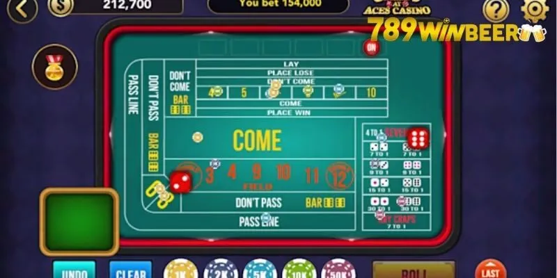 game Craps 789Win có luật chơi siêu dễ