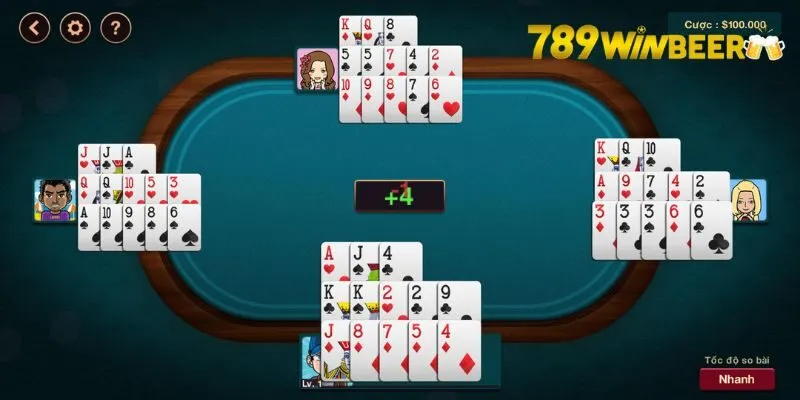 Game bài Liêng tại 789win giữ nguyên cách chơi truyền thống